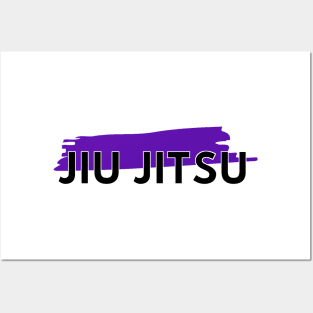 BJJ Brazilian Jiu Jitsu Purple Belt Posters and Art